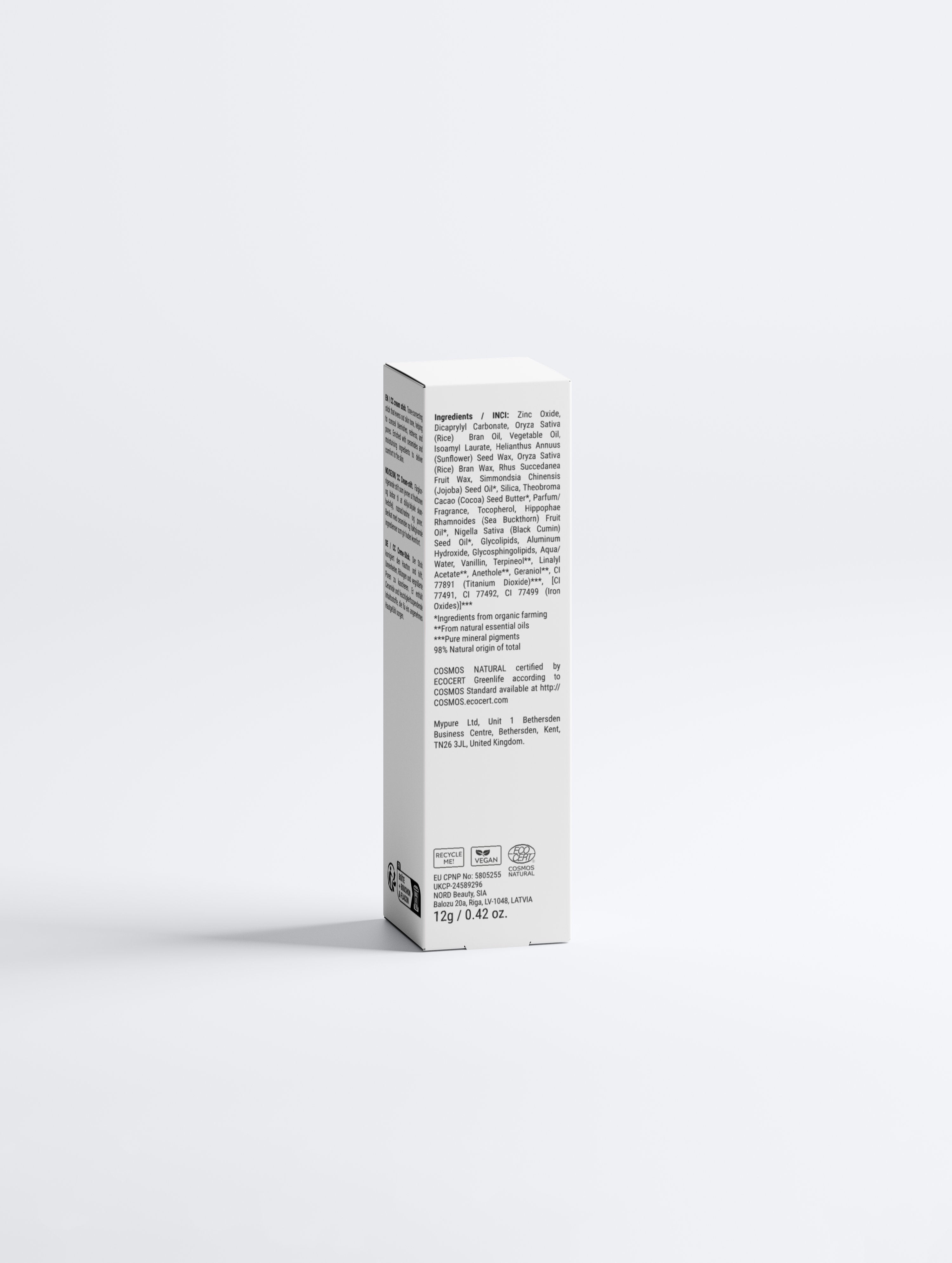 Cream Ceramide SPF30 Stick: 30 TAN