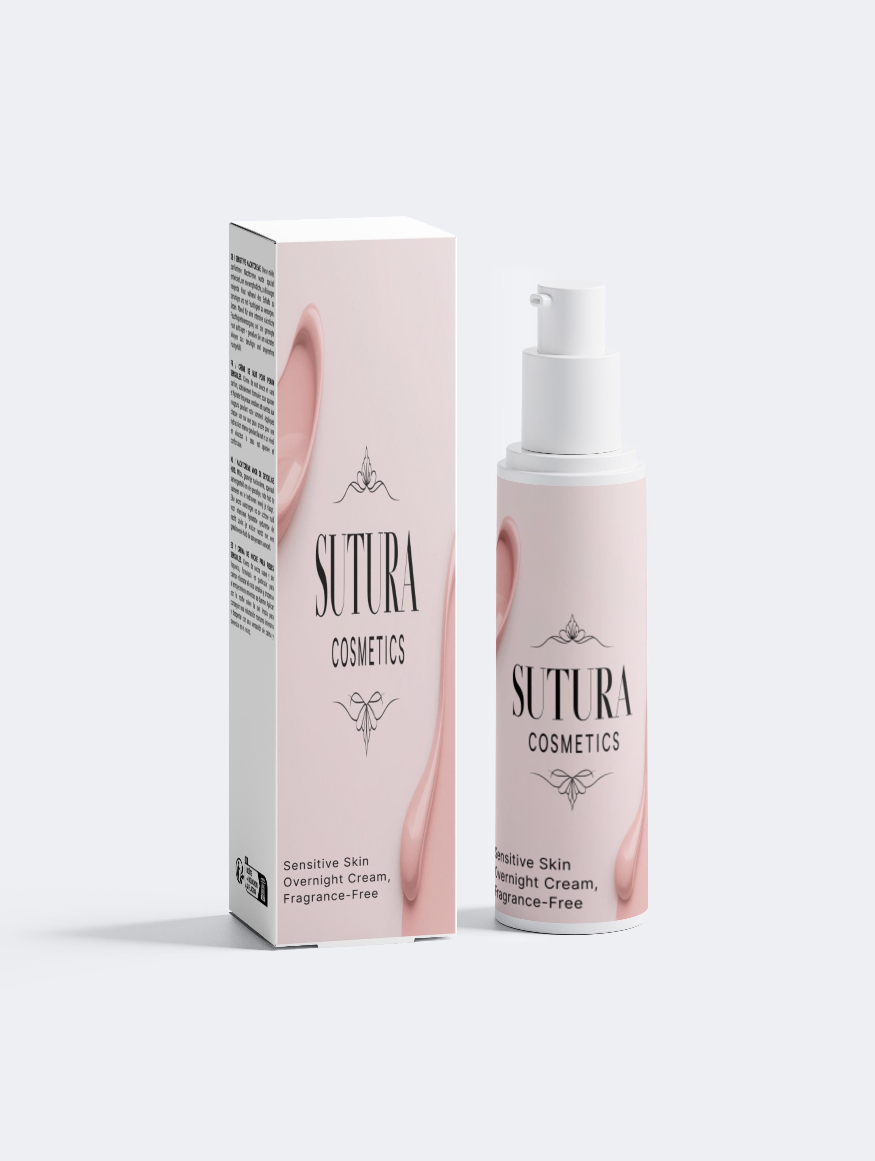 Sensitive Skin Overnight Cream, Fragrance-Free