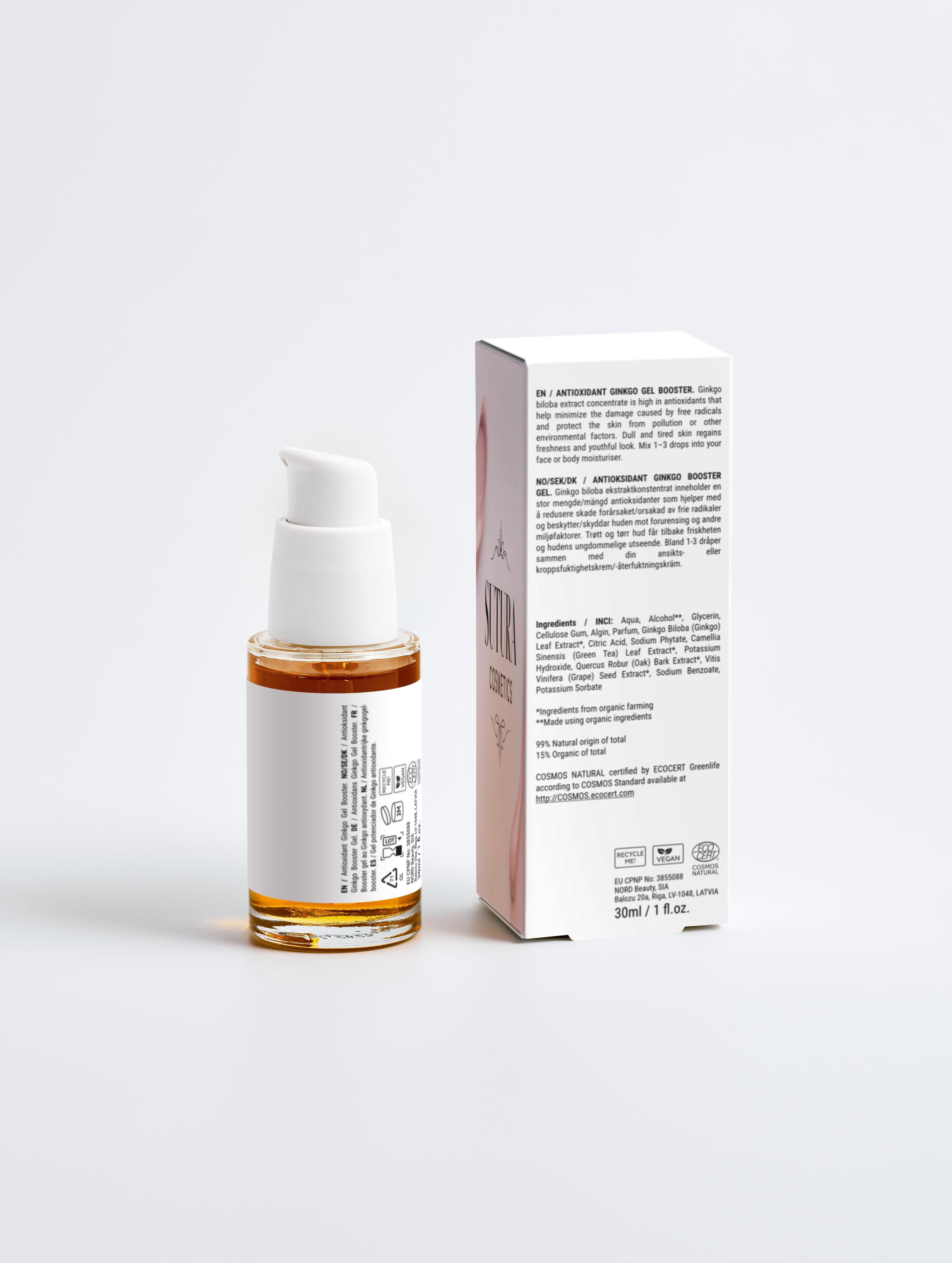Antioxidant Ginkgo Gel Booster