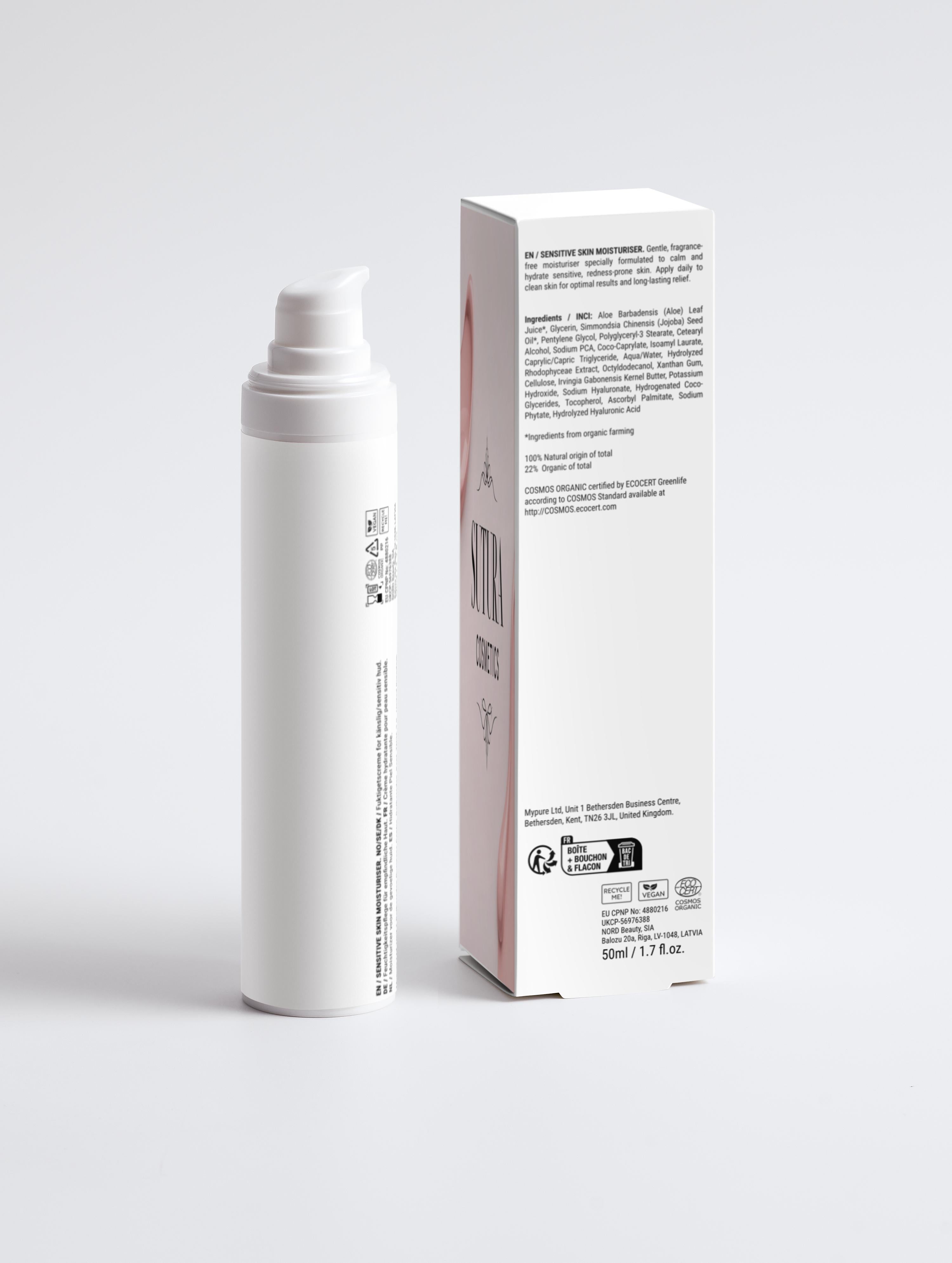 Sensitive Skin Moisturiser, Fragrance Free